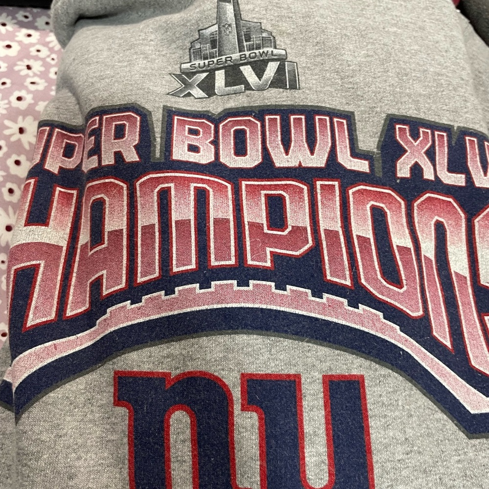 Reebok Gray Super Bowl Champions Jacket